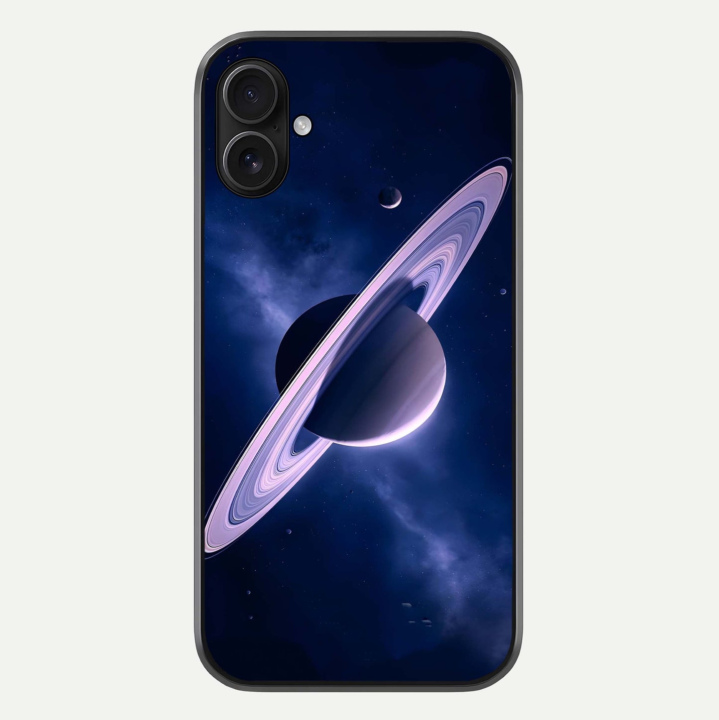 Saturn Ring Mystique Glass Case For iPhone 16 Plus by Custom World