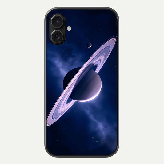 Saturn Ring Mystique Glass Case For iPhone 16 Plus by Custom World