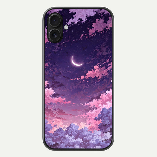 Sky Drift Clouds Glass Case For iPhone 16 Plus by Custom World
