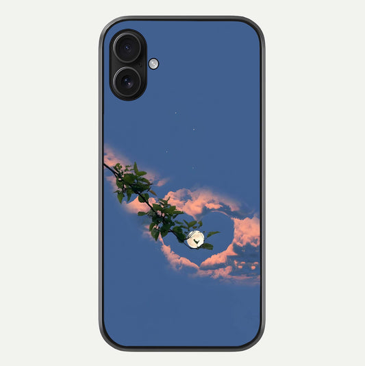 Sky Under Tree Glass Case For iPhone 16 Plus by Custom World