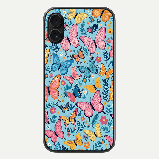 Spring Wing Garden Glass Case For iPhone 16 Plus by Custom World