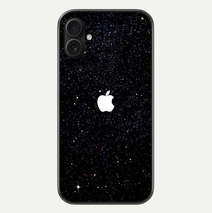 Starry Apple Galaxy Glass Case For iPhone 16 Plus by Custom World
