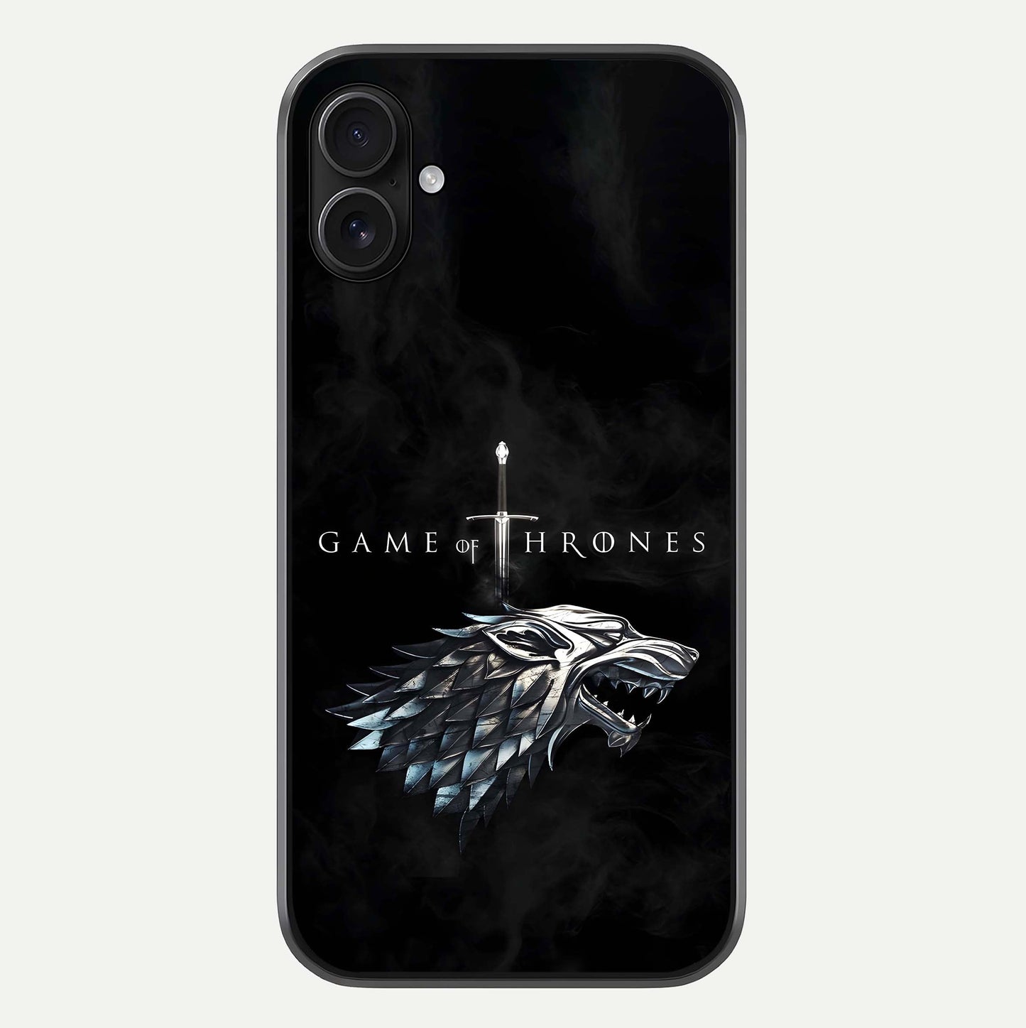 Throne Wolf Legacy Glass Case For iPhone 16 Plus by Custom World