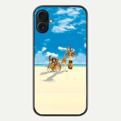 Tropical Fun Squad Glass Case For iPhone 16 Pro by Custom World