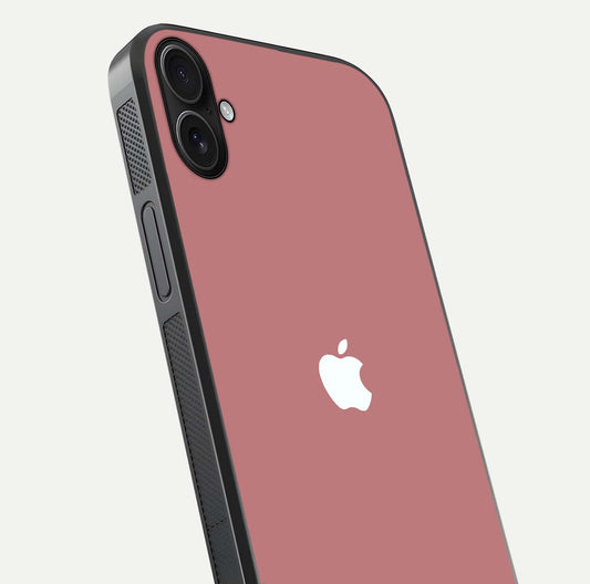 Apple Harmony Glass Case for iPhone 16 Plus close-up shot highlighting gradient tones and glass reflection
