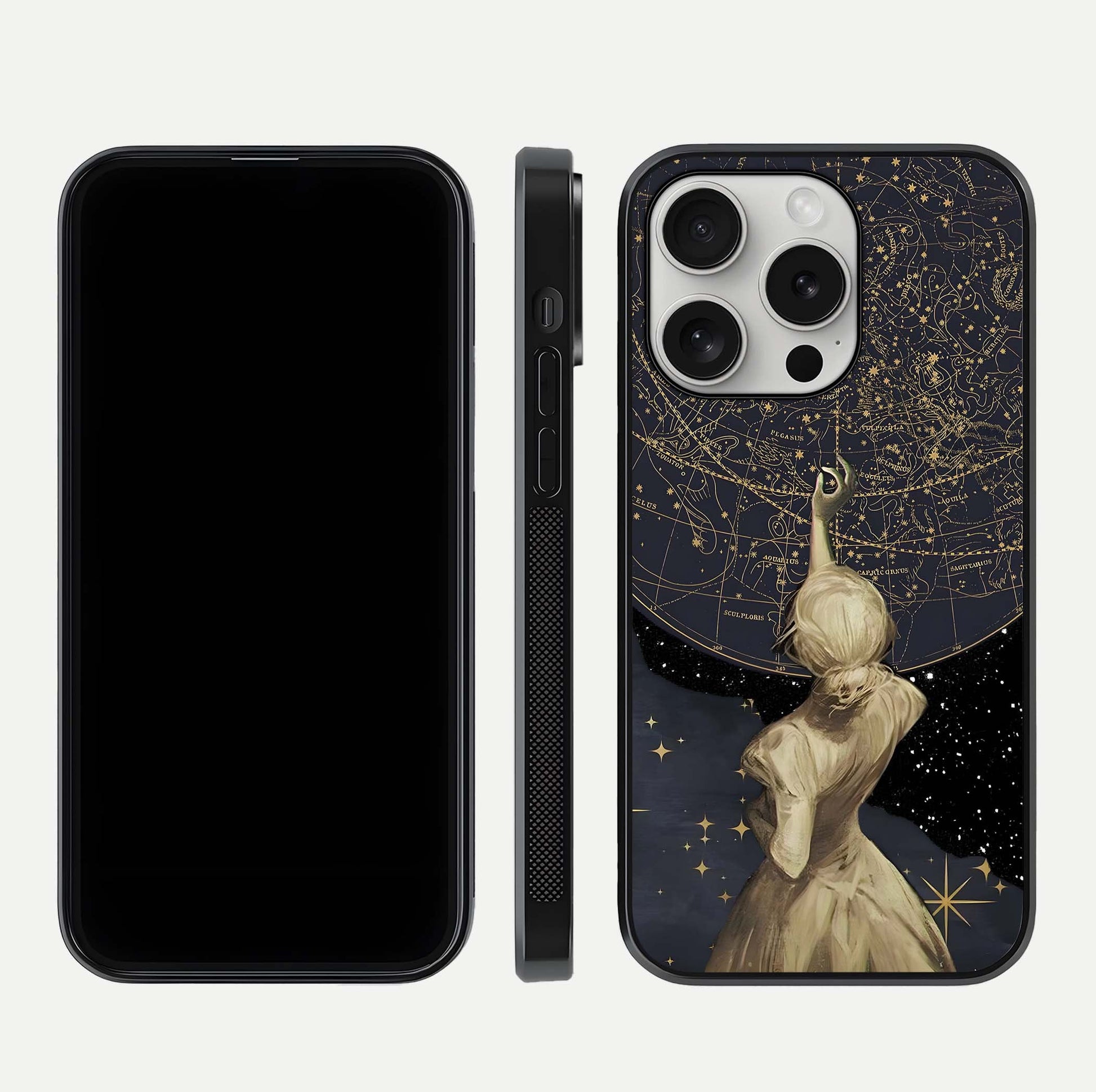 Taylor Swift Girl Glass Case for iPhone 16 Pro front & back layout showing clean edge and vivid print