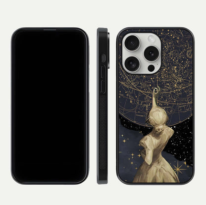 Taylor Swift Girl Glass Case for iPhone 16 Pro front & back layout showing clean edge and vivid print