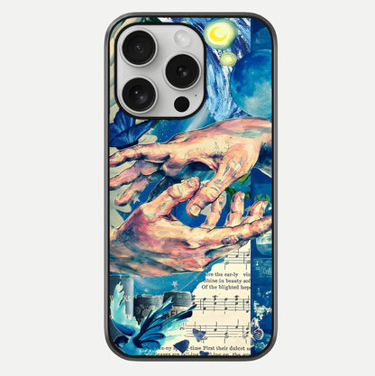 Aesthetic Divider Glass Case For iPhone 16 Pro by Custom World