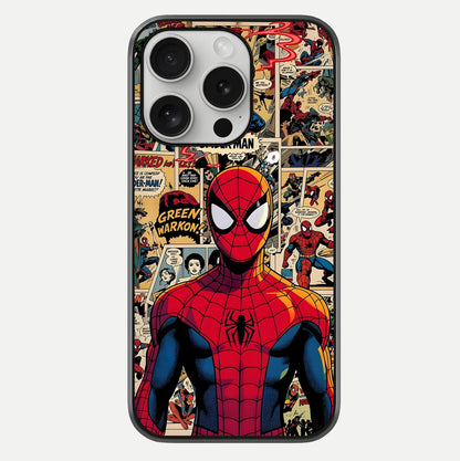 Aesthetic Spider Glass Case For iPhone 16 Pro by Custom World