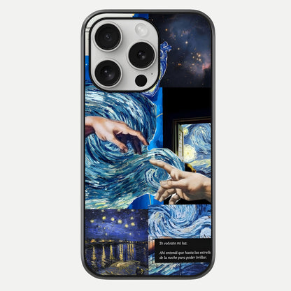 Aesthetic Vando Hands Glass Case For iPhone 16 Pro by Custom World