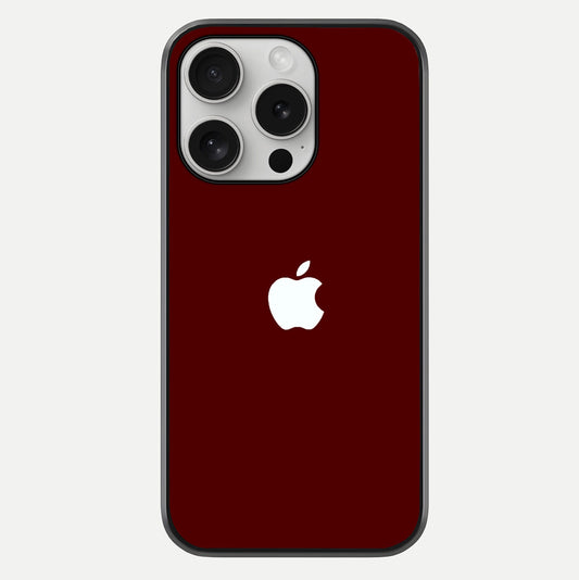 Apple Crimson Core Glass Case For iPhone 16 Pro by Custom World