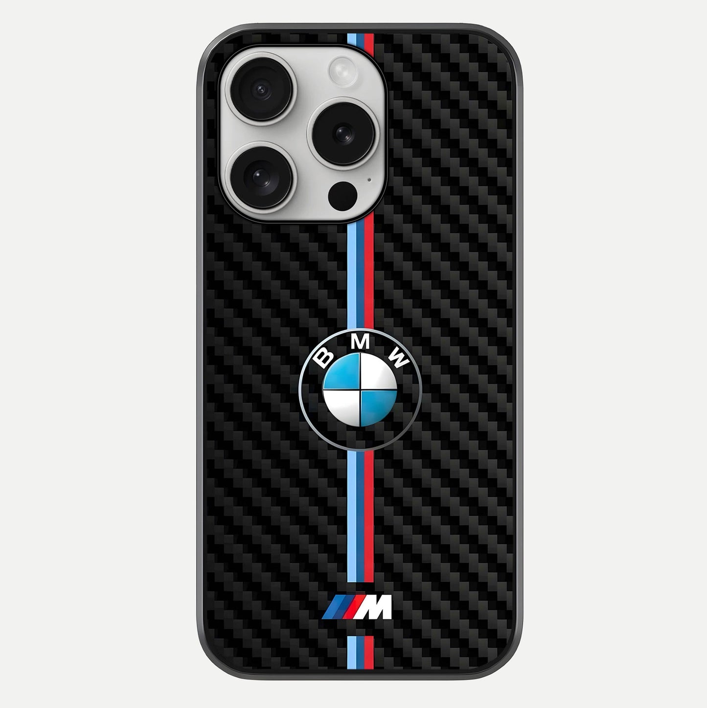 BMW Pattern Glass Case For iPhone 16 Pro by Custom World