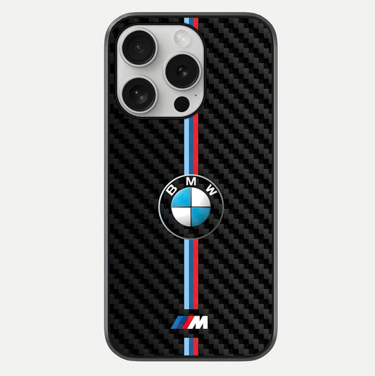 BMW Pattern Glass Case For iPhone 16 Pro by Custom World