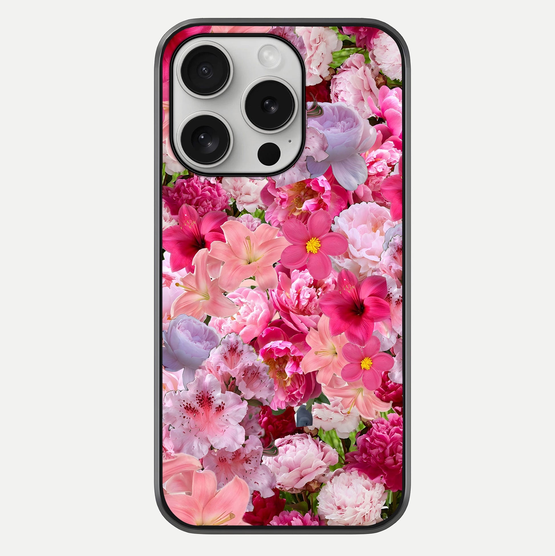 Bloom Crush Fantasy Glass Case For iPhone 16 Pro by Custom World