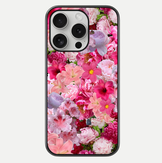 Bloom Crush Fantasy Glass Case For iPhone 16 Pro by Custom World