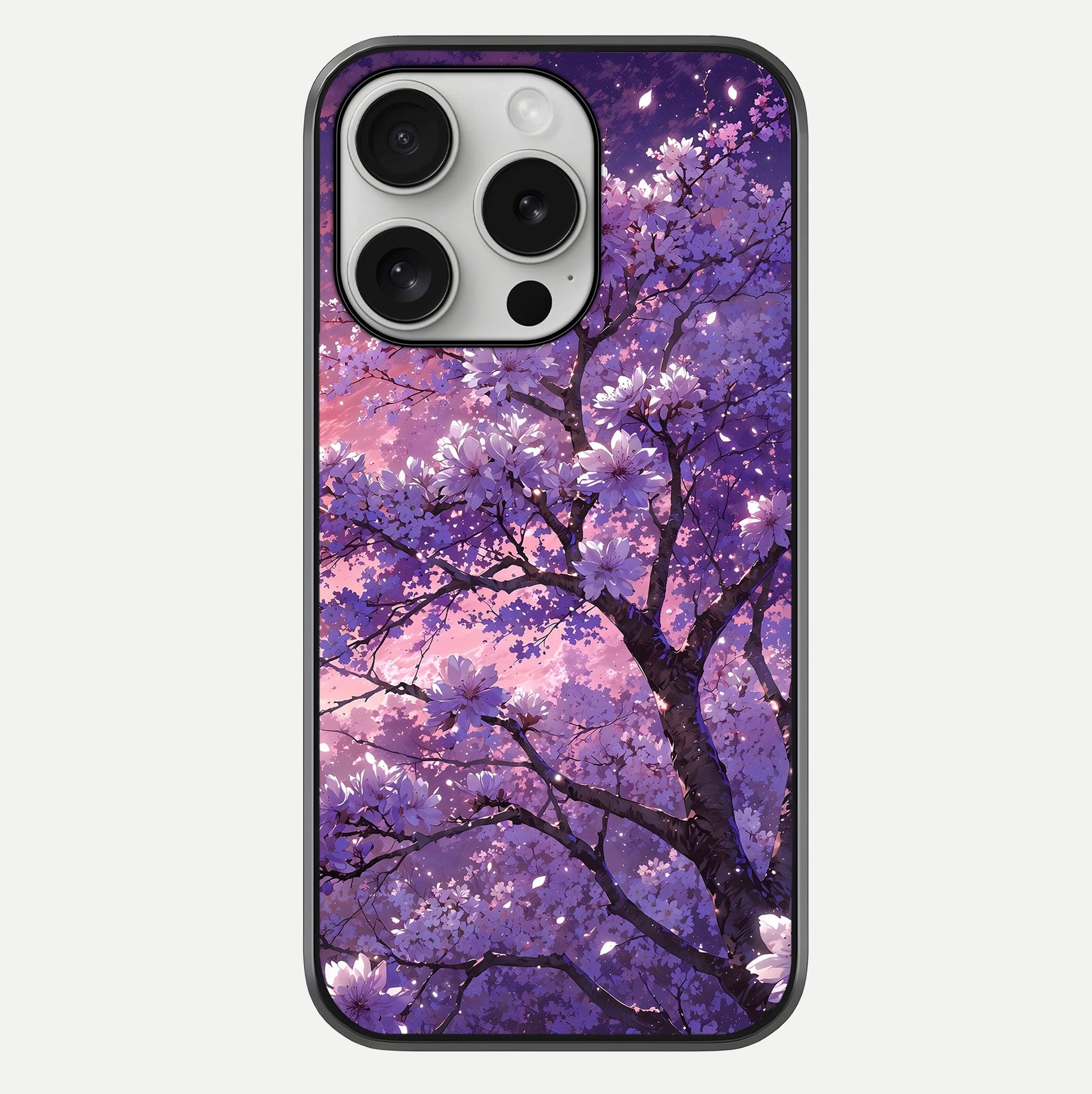 Blossom Tree Glass Case For iPhone 16 Pro by Custom World