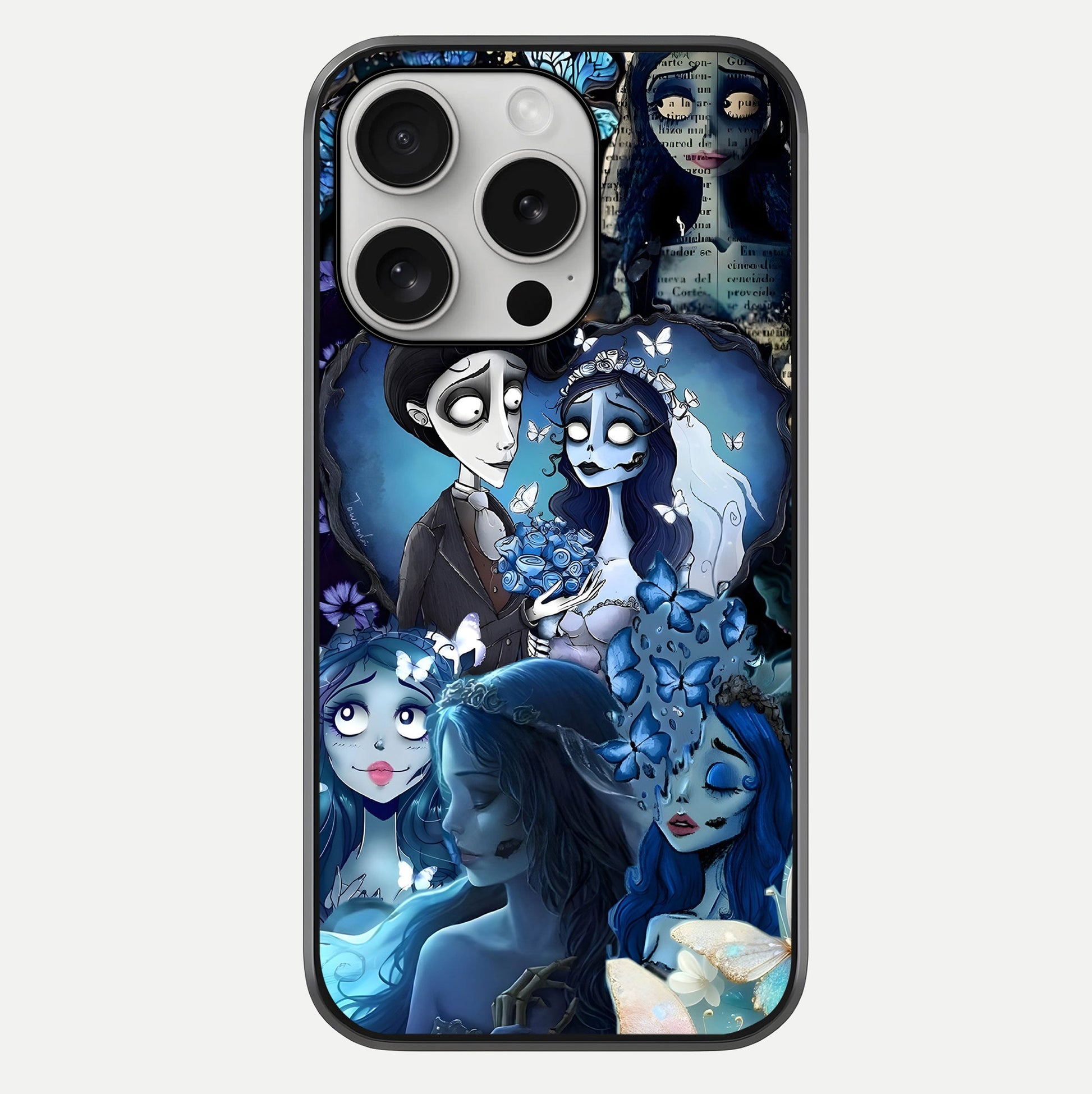 Butterfly Ghost Soul Glass Case For iPhone 16 Pro by Custom World