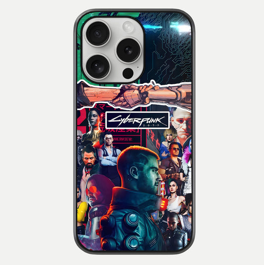 CYBERPUNK Legacy Glass Case For iPhone 16 Pro by Custom World
