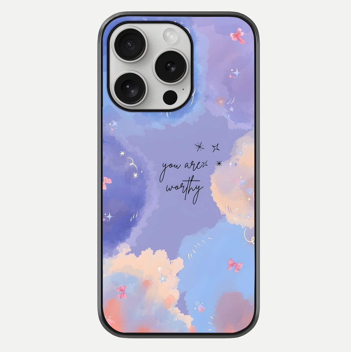 Celestial Cloud Magic Glass Case For iPhone 16 Pro by Custom World