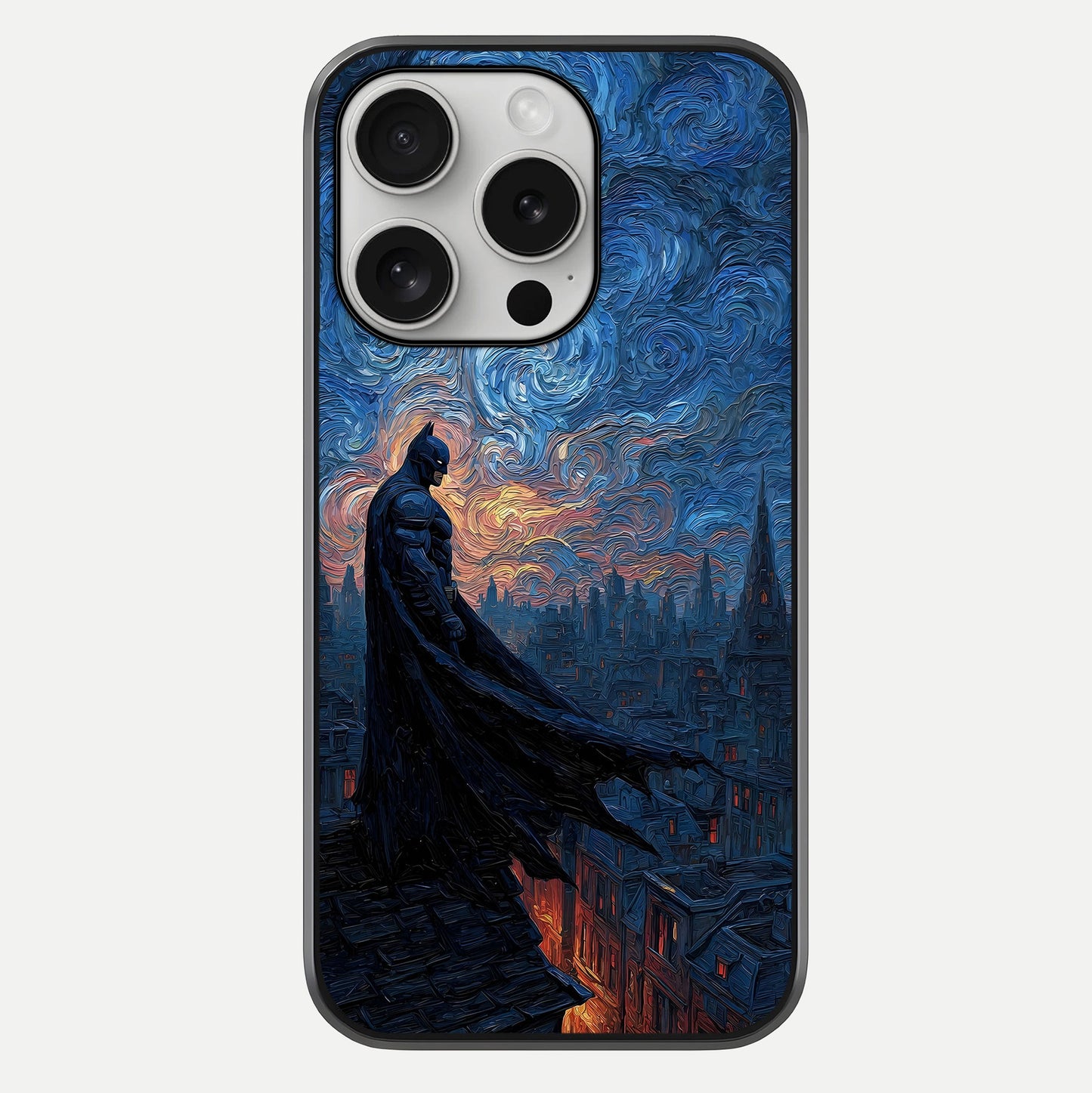 Dark Knight Dusk Glass Case For iPhone 16 Pro by Custom World