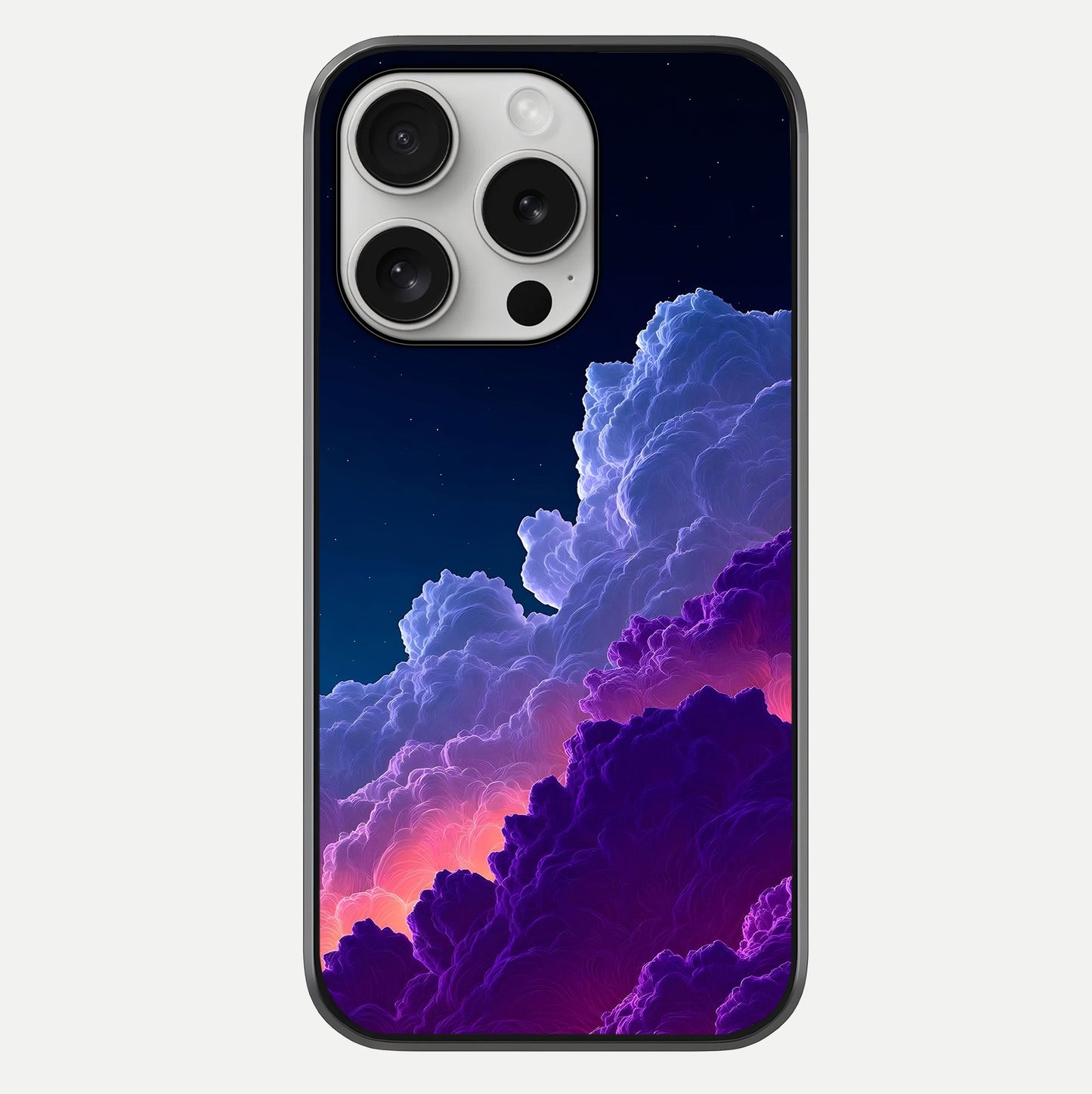 Dreamy Cloud Skies Glass Case For iPhone 16 Pro by Custom World