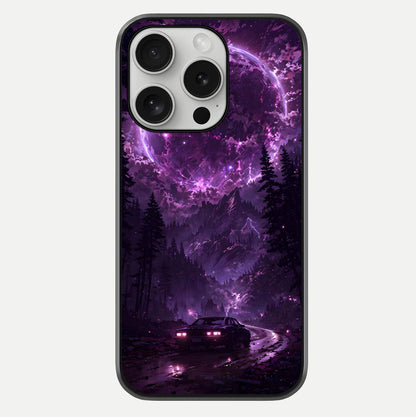 Eternal Cosmic Drive Glass Case For iPhone 16 Pro by Custom World