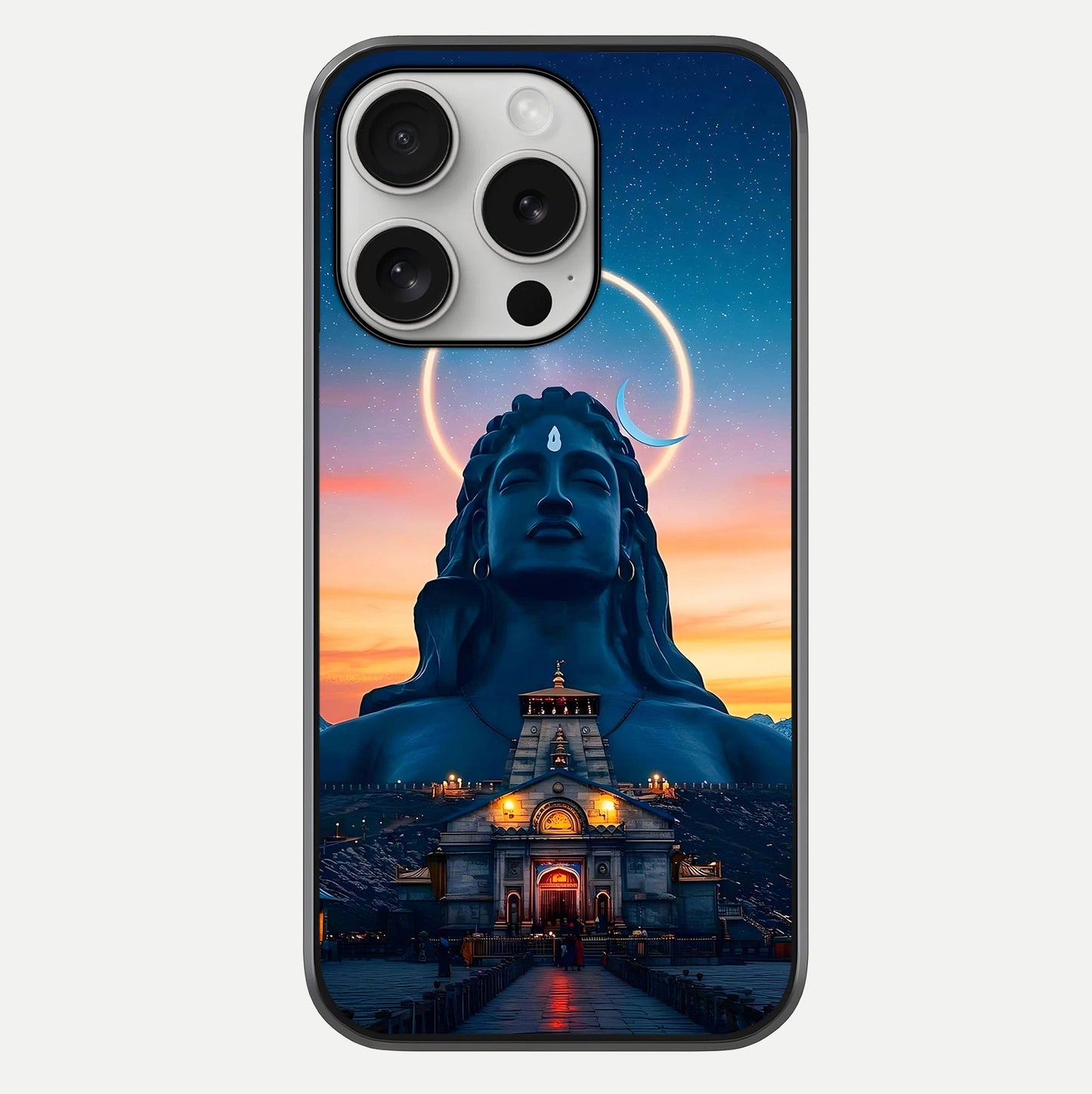 Eternal Shiva Aura Glass Case For iPhone 16 Pro by Custom World