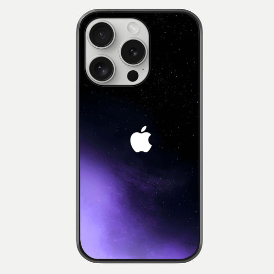 Galaxy Apple Aura Glass Case For iPhone 16 Pro by Custom World