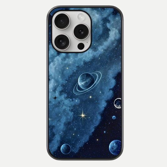 Galaxy Dream Space Glass Case For iPhone 16 Pro by Custom World
