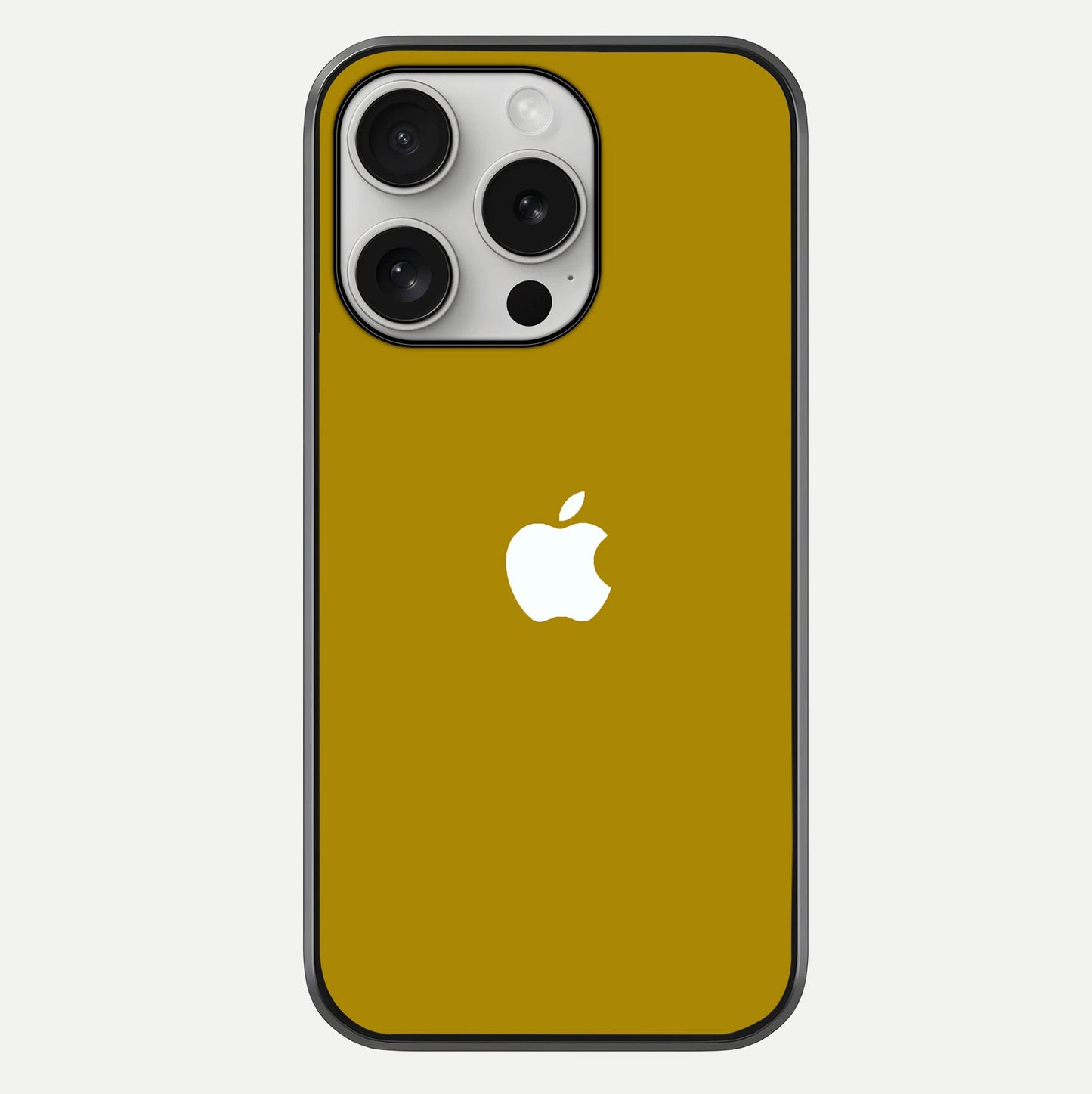 Golden Luxe Aura Glass Case For iPhone 16 Pro by Custom World