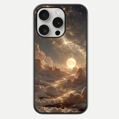 Golden Sky Dream Glass Case For iPhone 16 Pro by Custom World