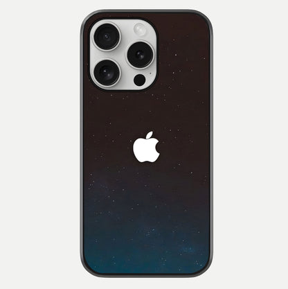 Green Emerald Apple Logo Glass Case For iPhone 16 Pro by Custom World