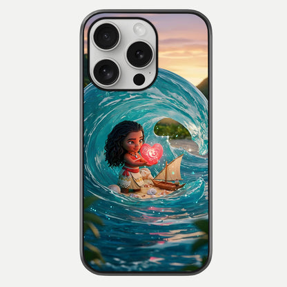 Heart of Ocean Glass Case For iPhone 16 Pro by Custom World