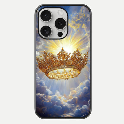 Heavenly Crown Light Glass Case For iPhone 16 Pro by Custom World