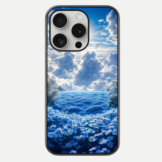 Heavenly Daisy Horizon Glass Case For iPhone 16 Pro by Custom World
