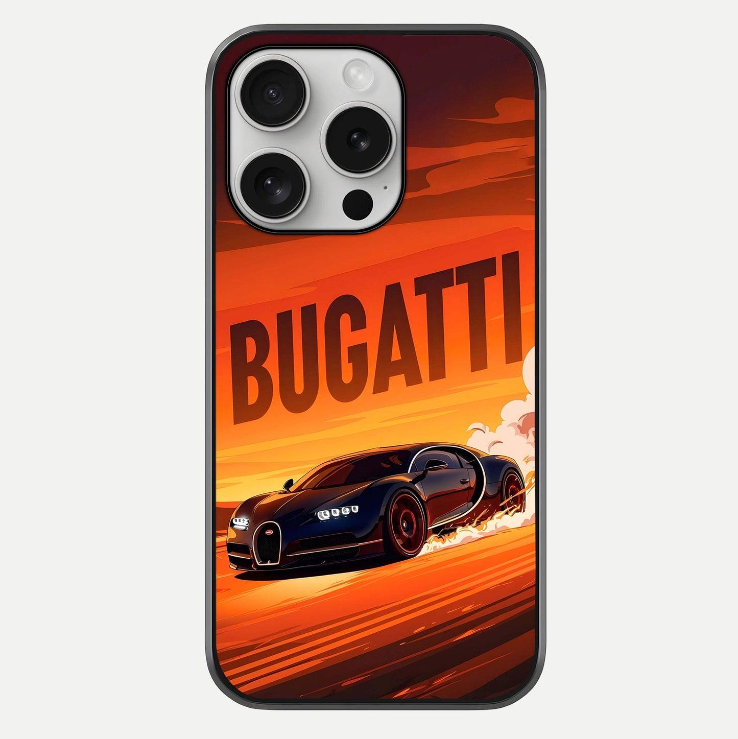 Inferno Bugatti Storm Glass Case For iPhone 16 Pro by Custom World
