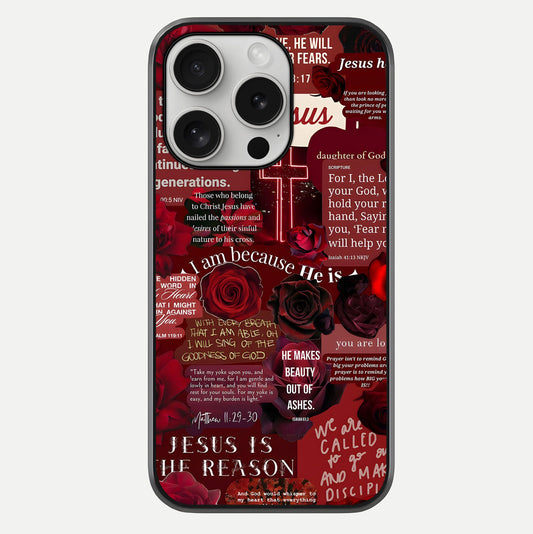 Jesus Love Heals Glass Case For iPhone 16 Pro by Custom World