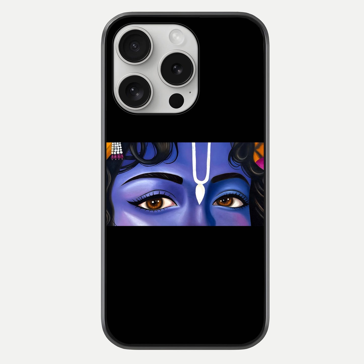 Krishna Eye Glass Case For iPhone 16 Pro by Custom World