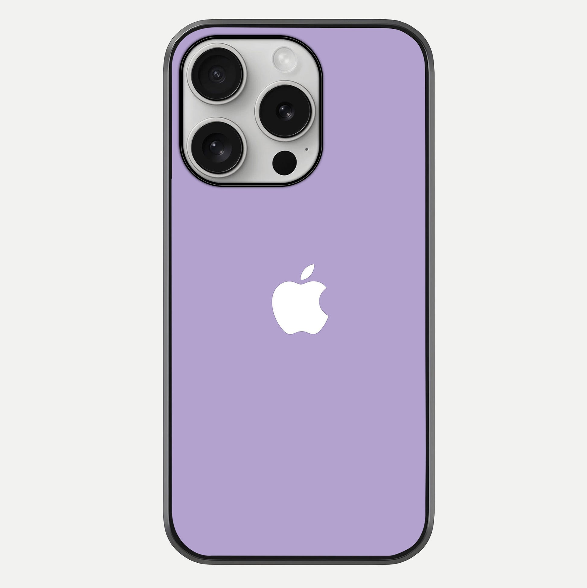 Lavender Soft Minimal Glass Case For iPhone 16 Pro by Custom World