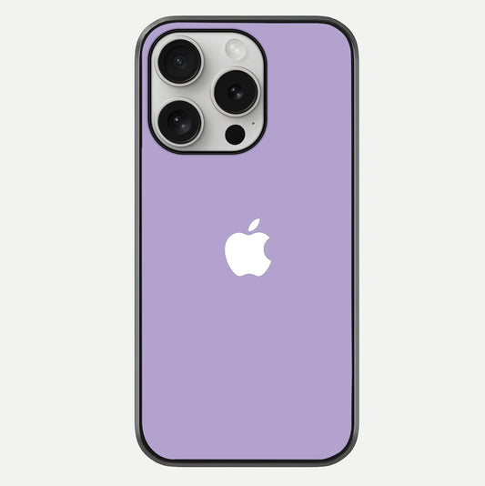 Lavender Soft Minimal Glass Case For iPhone 16 Pro by Custom World
