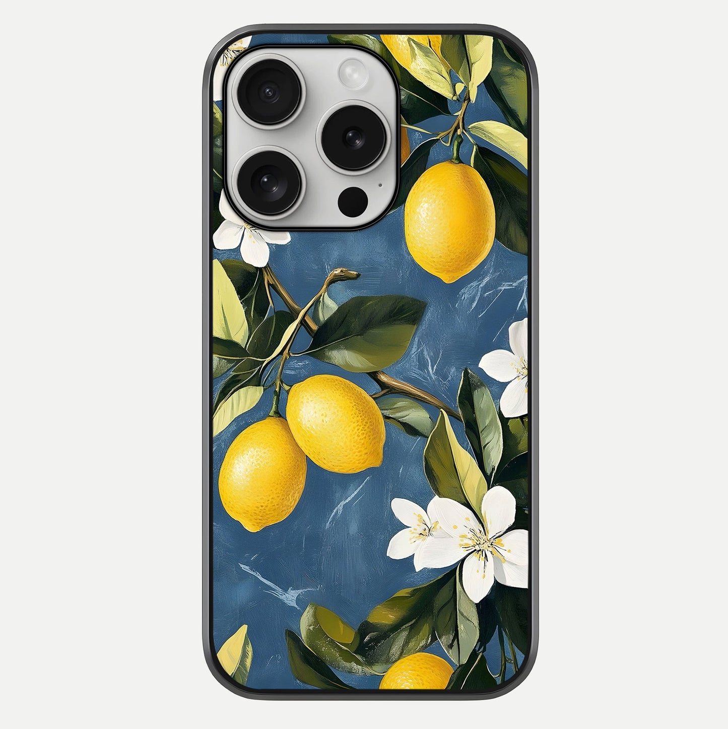 Lemon Dream Garden Glass Case For iPhone 16 Pro by Custom World