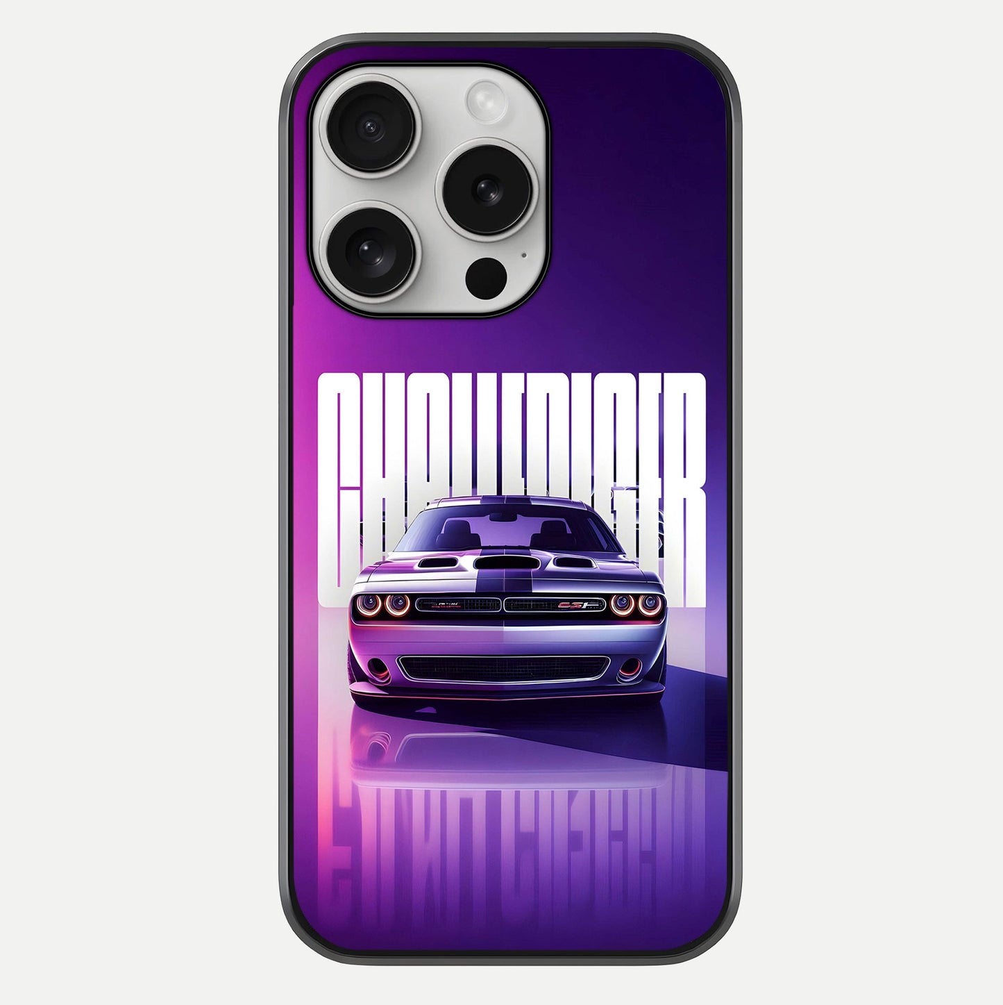 Midnight Muscle Ride Glass Case For iPhone 16 Pro by Custom World