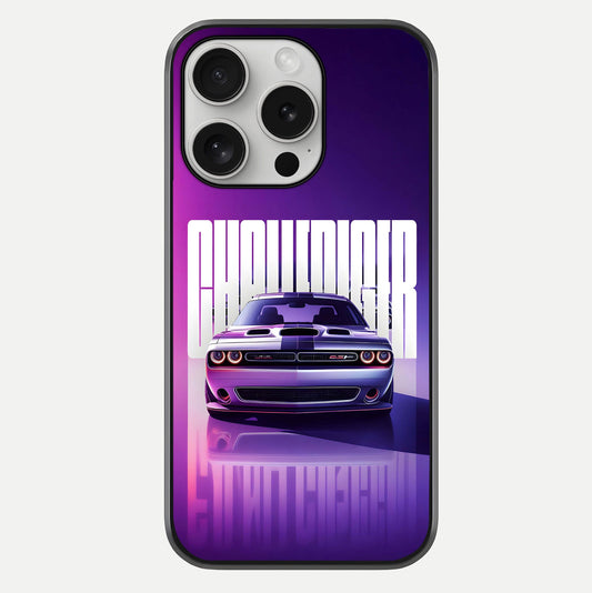 Midnight Muscle Ride Glass Case For iPhone 16 Pro by Custom World