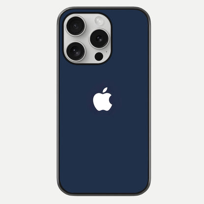Minimal Apple Night Glass Case For iPhone 16 Pro by Custom World