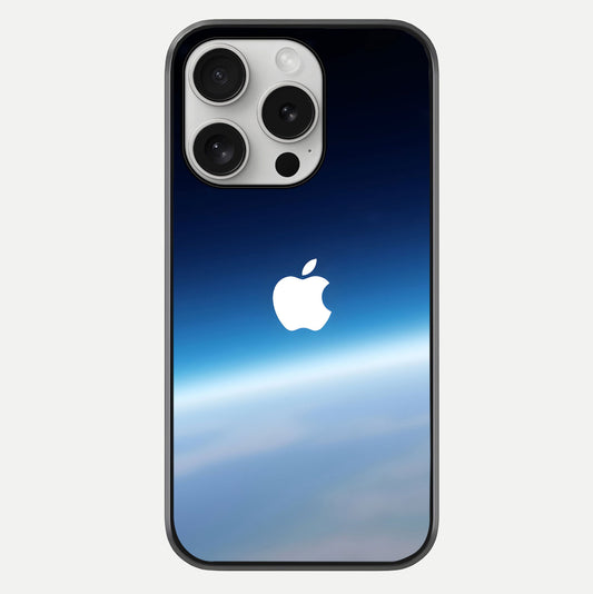 Minimal Apple Sky Glass Case For iPhone 16 Pro by Custom World