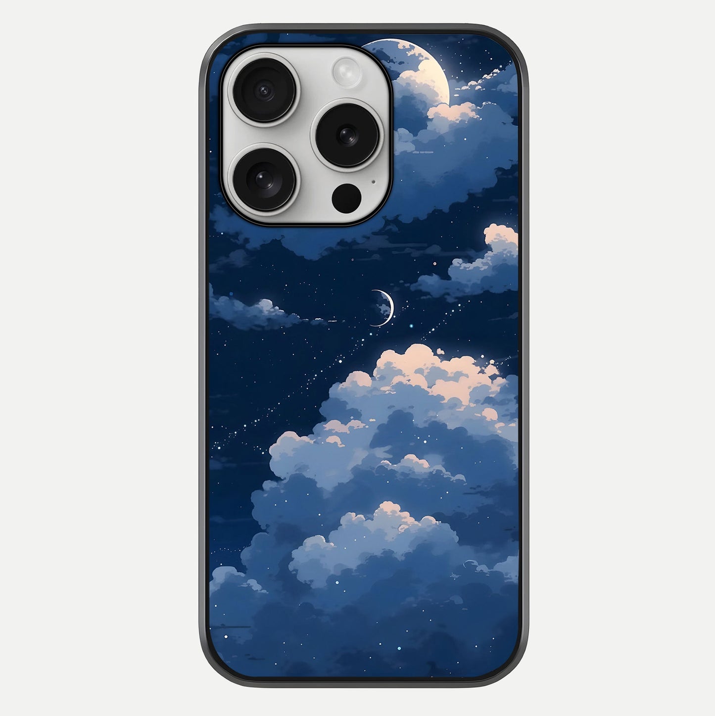 Moon Dream Haze Glass Case For iPhone 16 Pro by Custom World