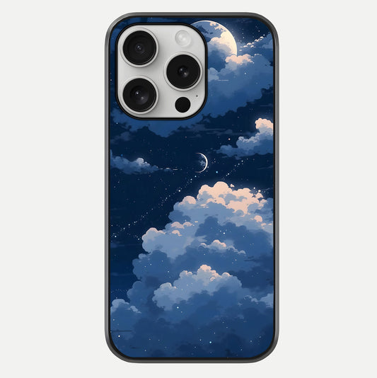 Moon Dream Haze Glass Case For iPhone 16 Pro by Custom World