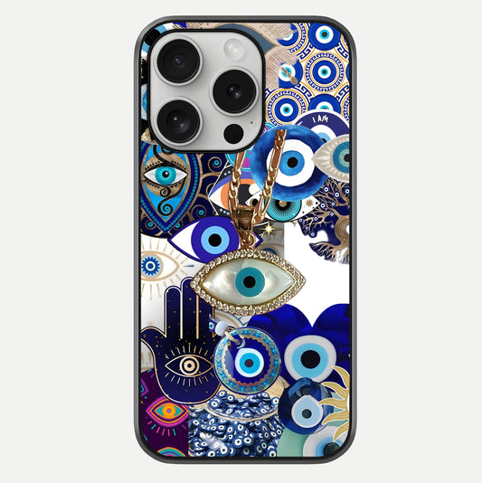 Mystic Charm Eye Glass Case For iPhone 16 Pro by Custom World