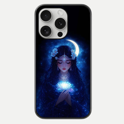 Mystic Moon Queen Glass Case For iPhone 16 Pro by Custom World
