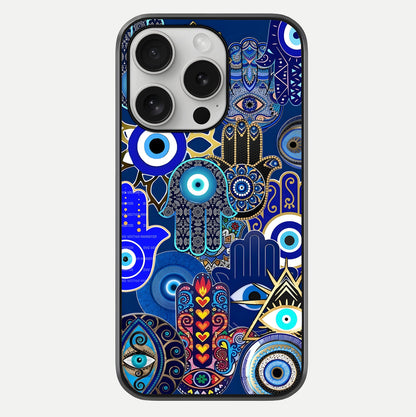 Mystic Palm Guard Glass Case For iPhone 16 Pro by Custom World